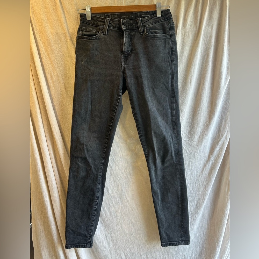 Kendall & Kylie Dark Gray Skinny Jeans